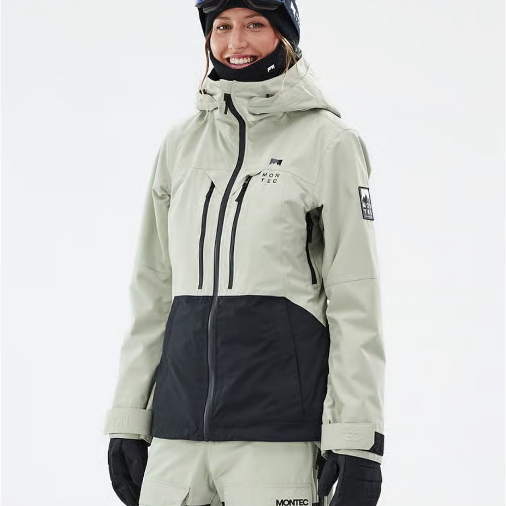 Montec Ski Jacket Women Soft Green/Black - Picture 4 of 9